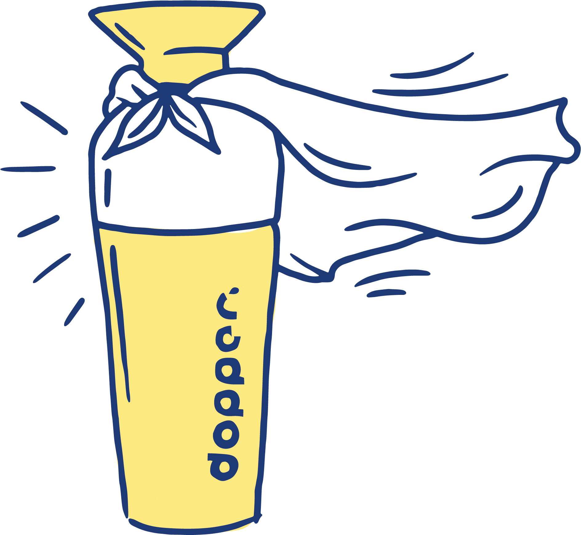 Een Boodschap Met Een Fles Tekenen Clipart (1920x1918), Png Download