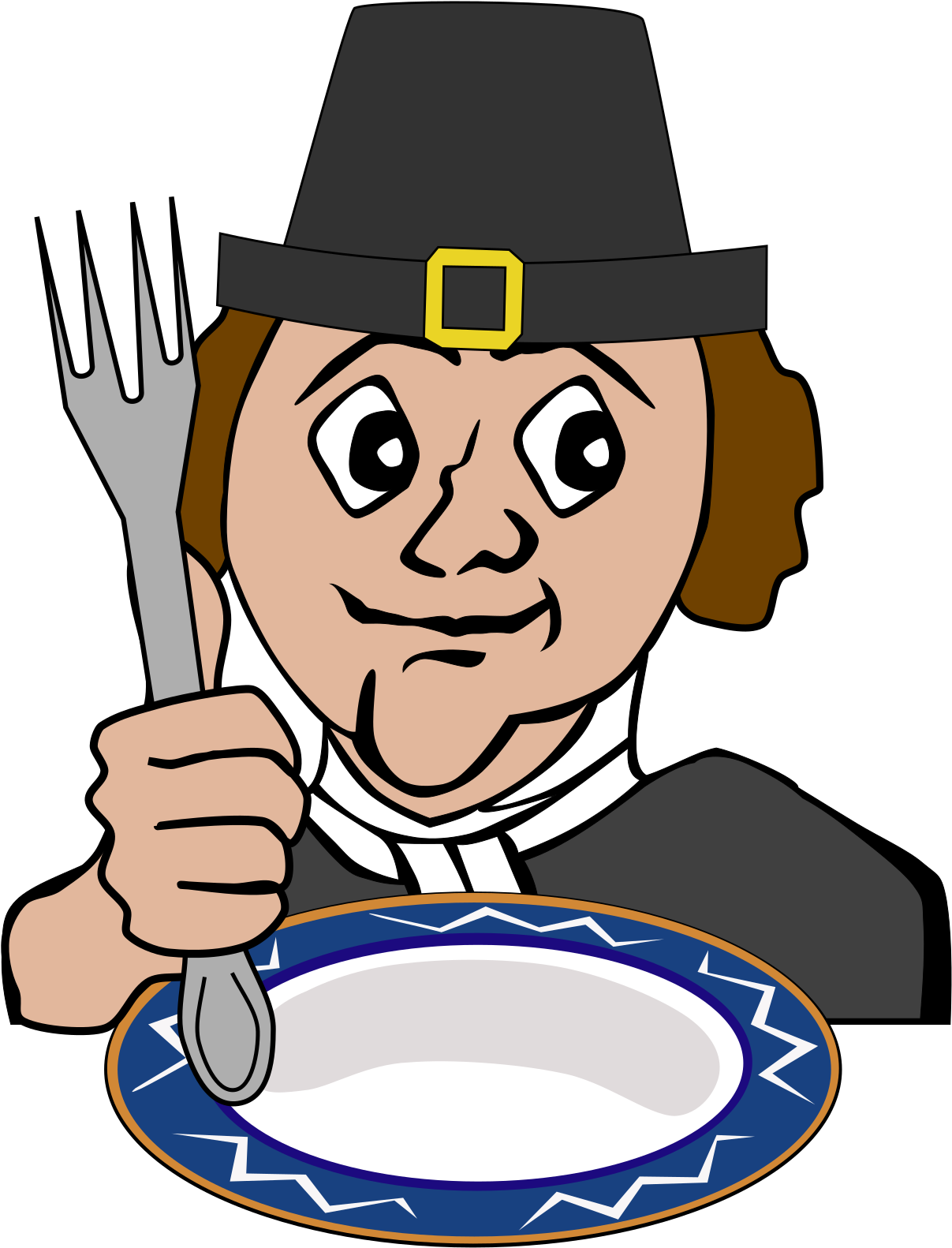 Hungry Pilgrim Png Icons - Hungry Pilgrim Clipart Transparent Png (600x600), Png Download