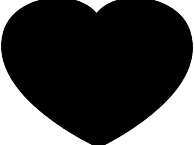 Discord Black Heart Emoji Clipart (640x480), Png Download