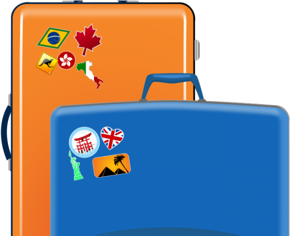 Suitcase Clipart Png Transparent Png (640x480), Png Download