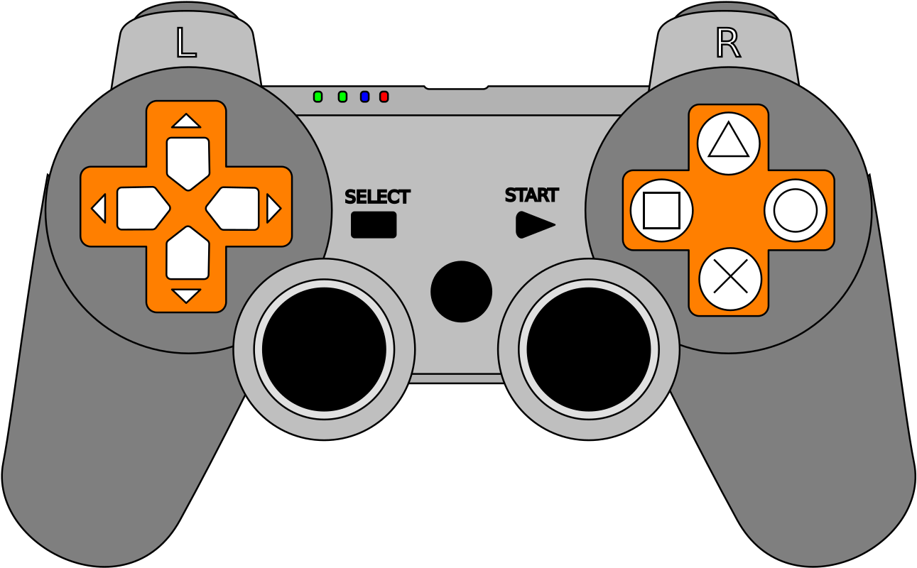 Game Controller Clipart (1600x1600), Png Download