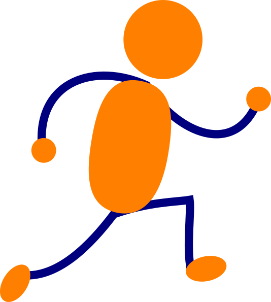 Running Man Png Gif Clipart (534x595), Png Download