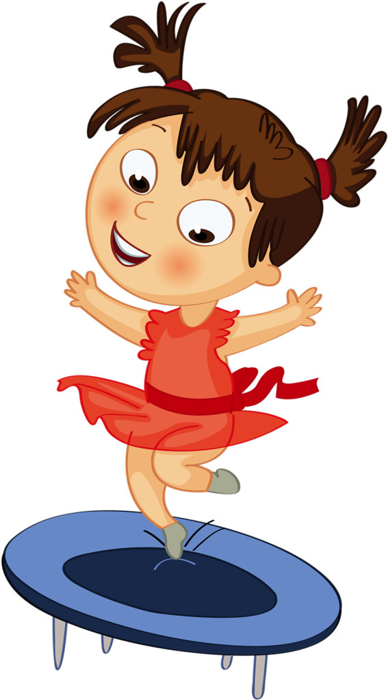 English Clipart Bath Daily - Trampoline Cartoon Png Transparent Png (691x1024), Png Download