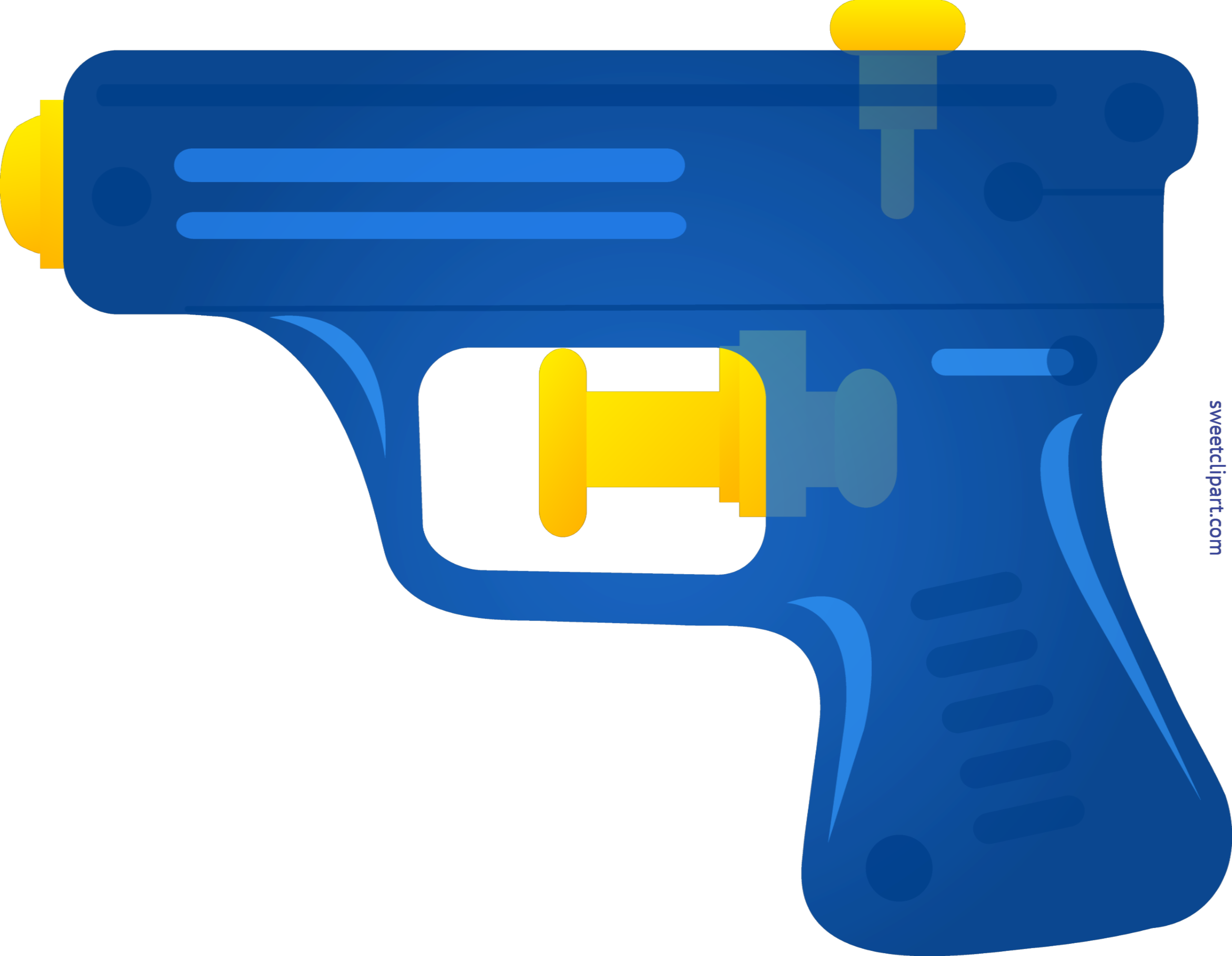 Gun Clipart Water Gun - Clipart Water Gun Transparent - Png Download (6236x4841), Png Download