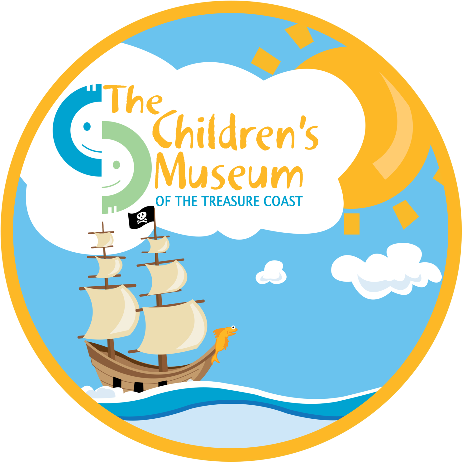 Children S Museum Clipart Banner Black And White Stock - Children's Museum Of Indian - Png Download (1500x1500), Png Download
