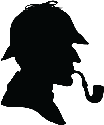 Sherlock Holmes Museum The Adventures Of Sherlock Holmes - Sherlock Holmes Silhouette Clipart (845x445), Png Download