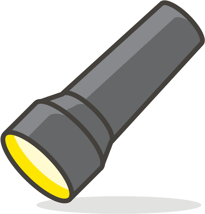 Download Flashlight Emoji Clipart Taschenlampe Symbol Png Download