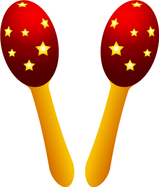 Maracas Png, Tube Musique - Chic Chic Instrumento Png Clipart (555x650), Png Download