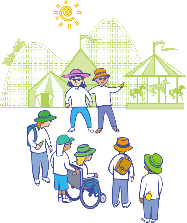 Free To Use Public Domain Theme Park Clip Art - Amusement Park Clipart - Png Download (700x800), Png Download