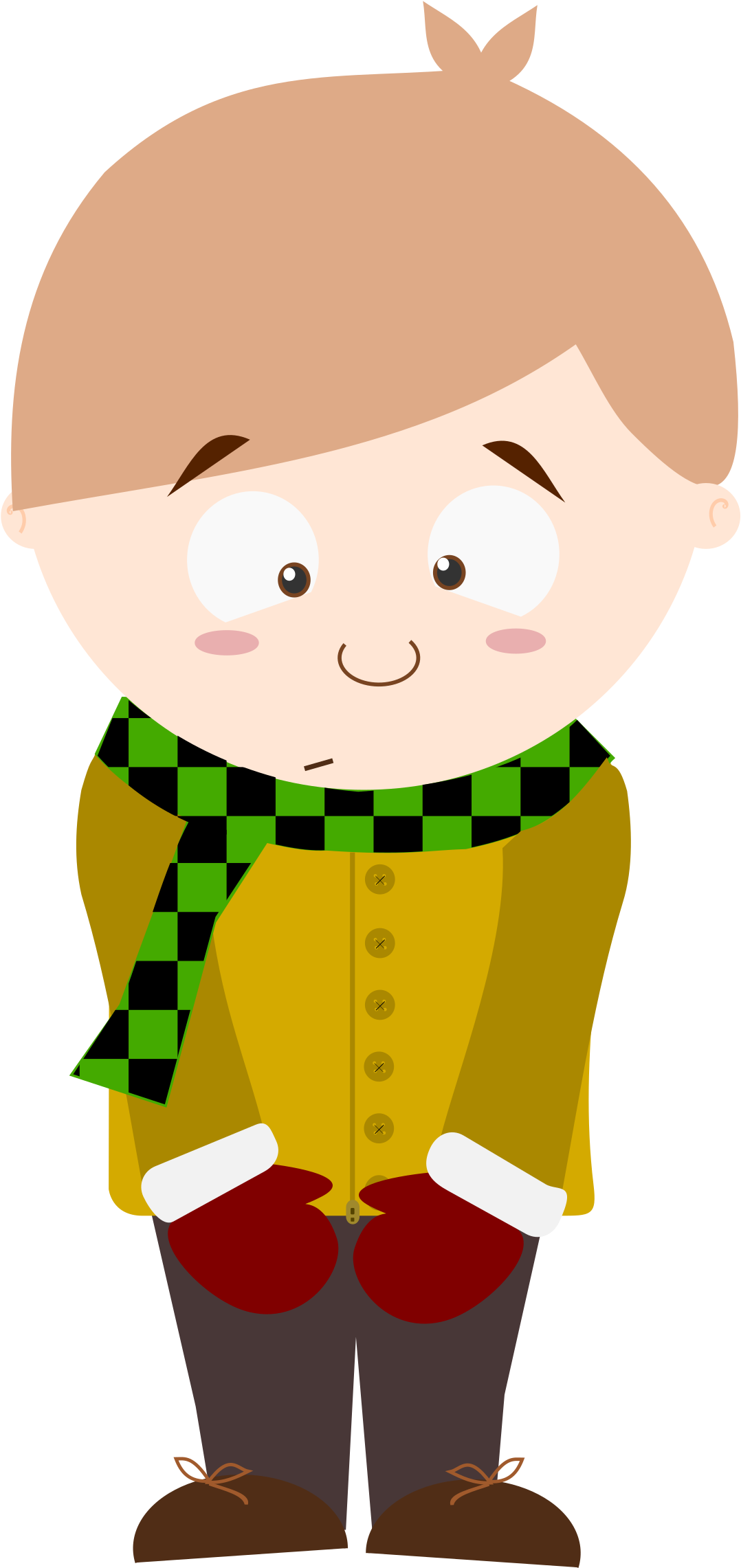 Shy Clipart Shy Child, Shy Shy Child Transparent Free - Shy Clipart - Png Download (1697x2400), Png Download