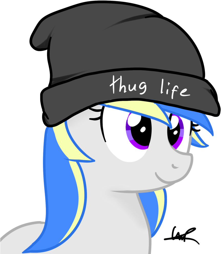 Psalm Thug Life By Shyshyoctavia - Cartoon Clipart (863x991), Png Download