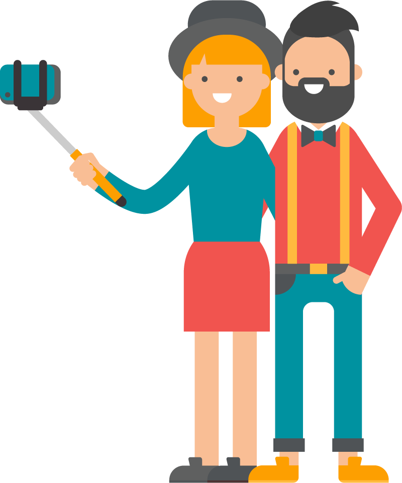 Be The Social Butterfly That You Were Always Meant - Photographer Illustration Png Clipart (800x960), Png Download