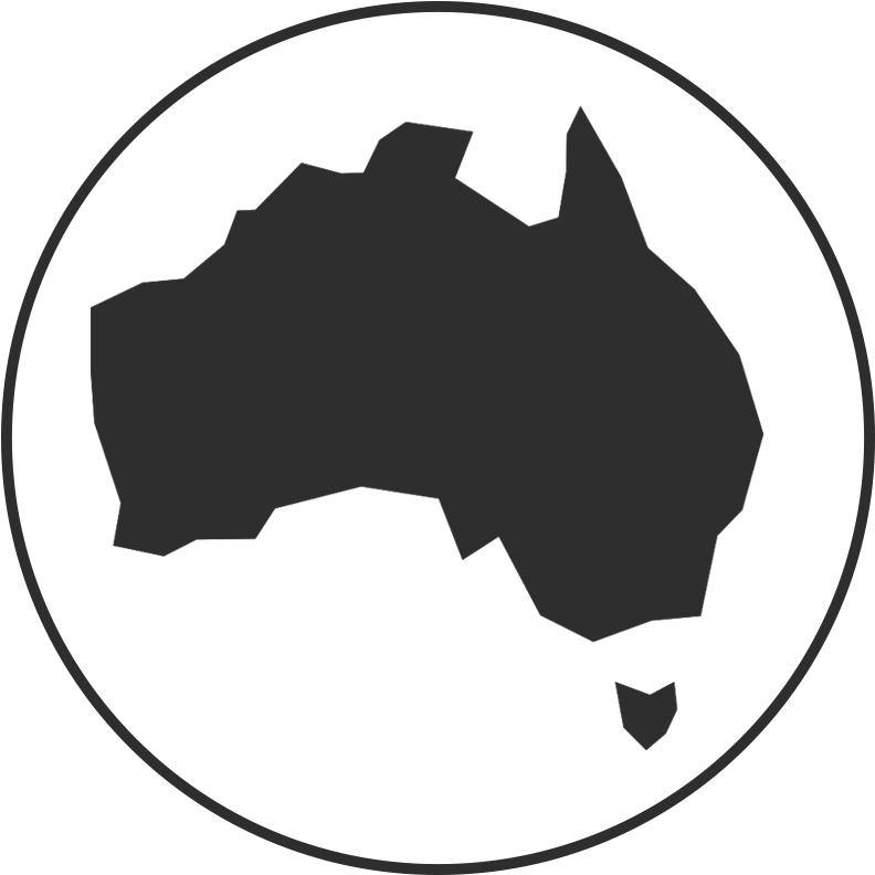 States Australia Map Png Clipart (800x800), Png Download