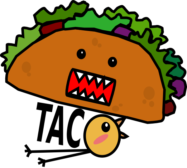 Clipart Happy Taco - Cartoon Tacos - Png Download (600x537), Png Download