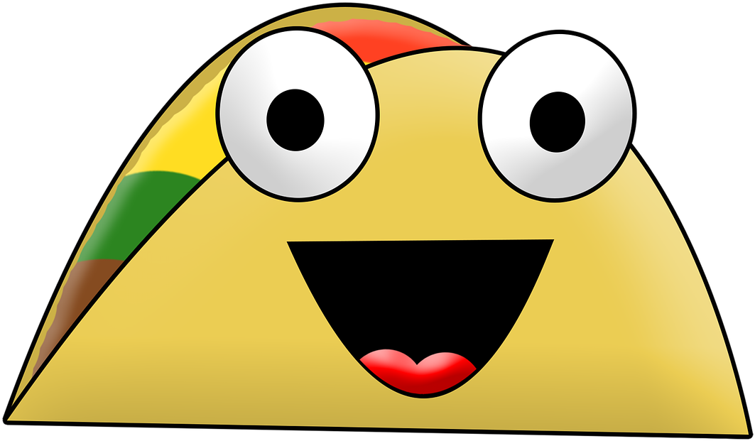 Silly Taco Clipart (960x583), Png Download