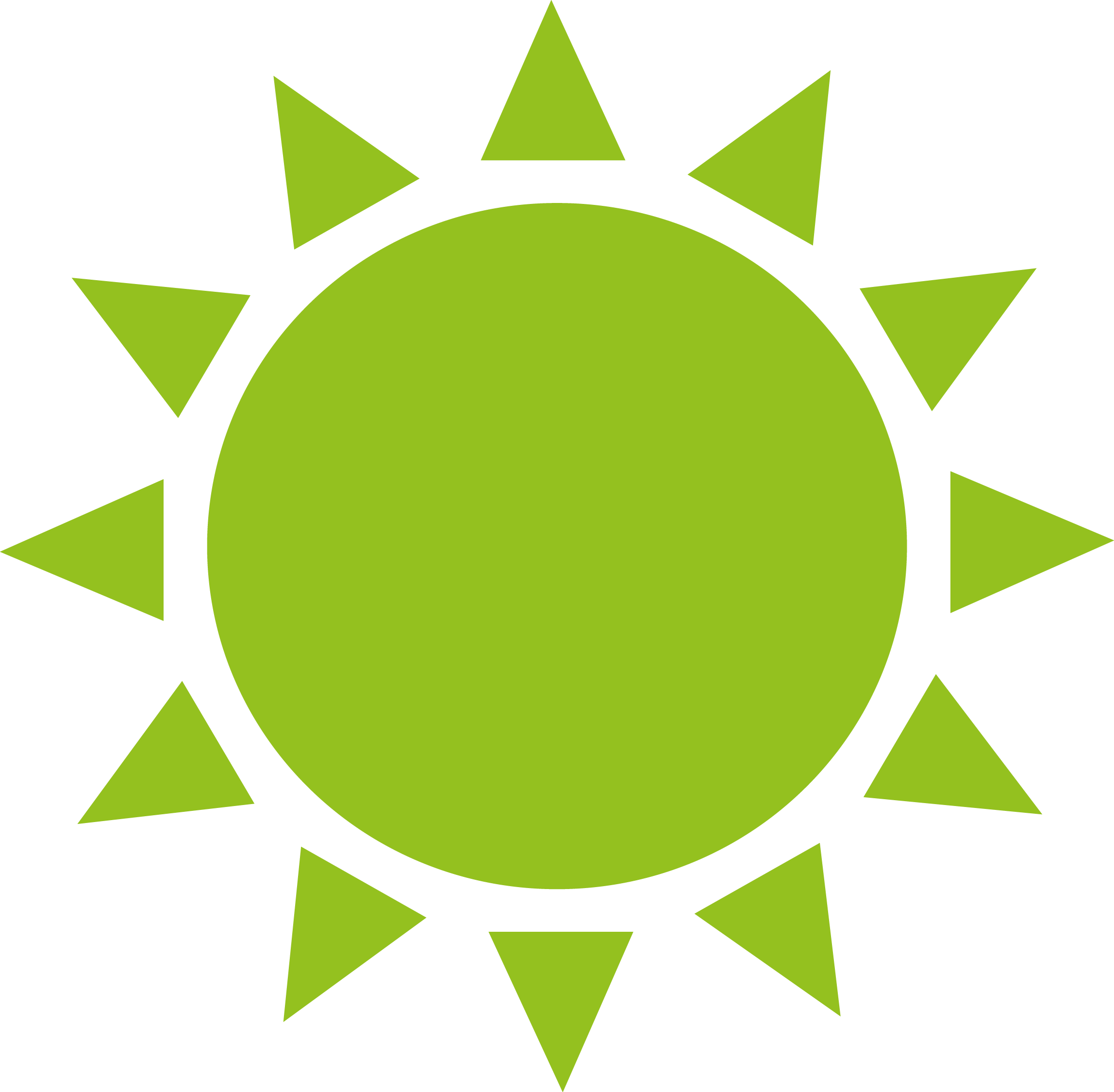 Green Sun Clipart Clip Art Freeuse Call For Experts - Sun Icon - Png Download (2295x2249), Png Download