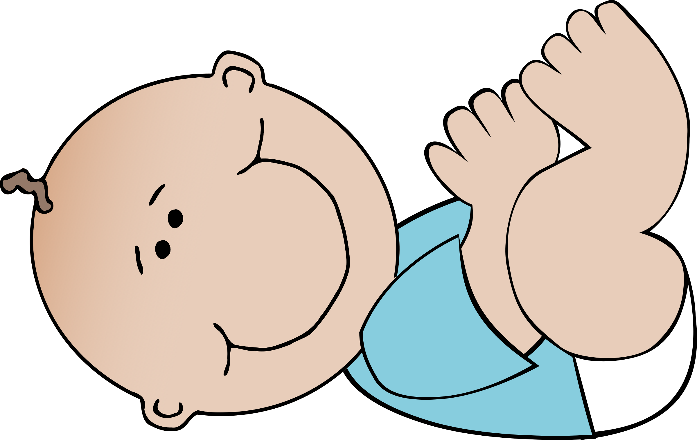 Transparent Baby Clip Art - Baby Boy Clip Art - Png Download (2400x1516), Png Download