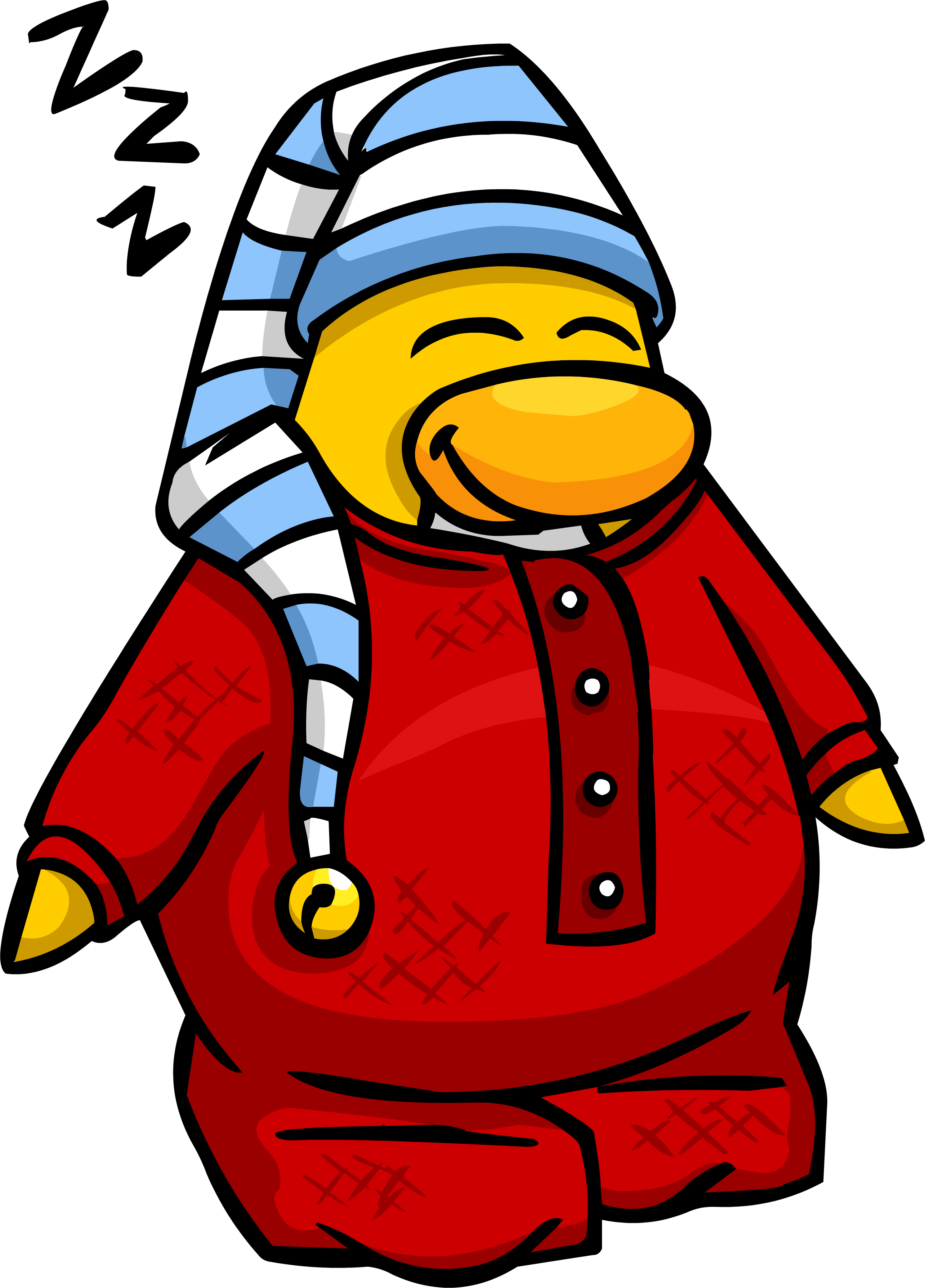Club Penguin Wiki - Club Penguin Pajamas Clipart - Png Download (2982x4150), Png Download