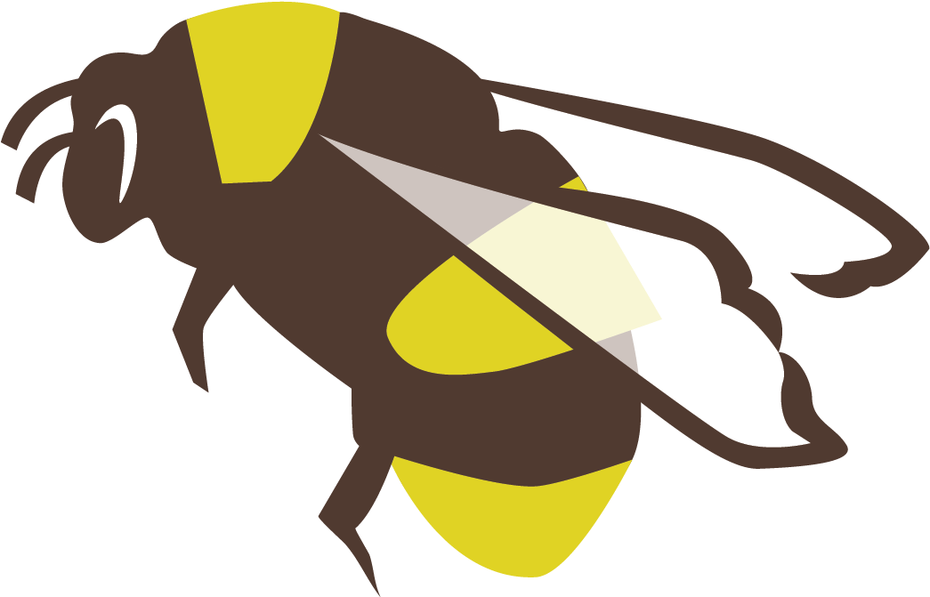 Bee Pollinating Flower Clipart Clip Freeuse Download - Rusty Patched Bumble Bee Transparent - Png Download (1117x771), Png Download