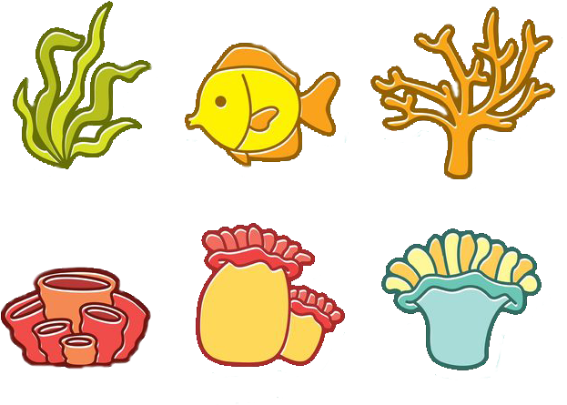 Coral Clipart Marine Plant - Png Download (700x490), Png Download