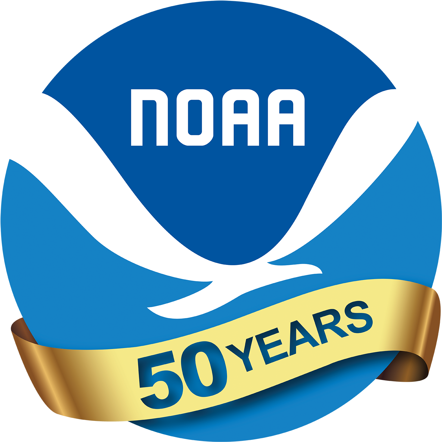 Noaa Logo - National Oceanic And Atmospheric Administration Clipart (1512x1518), Png Download