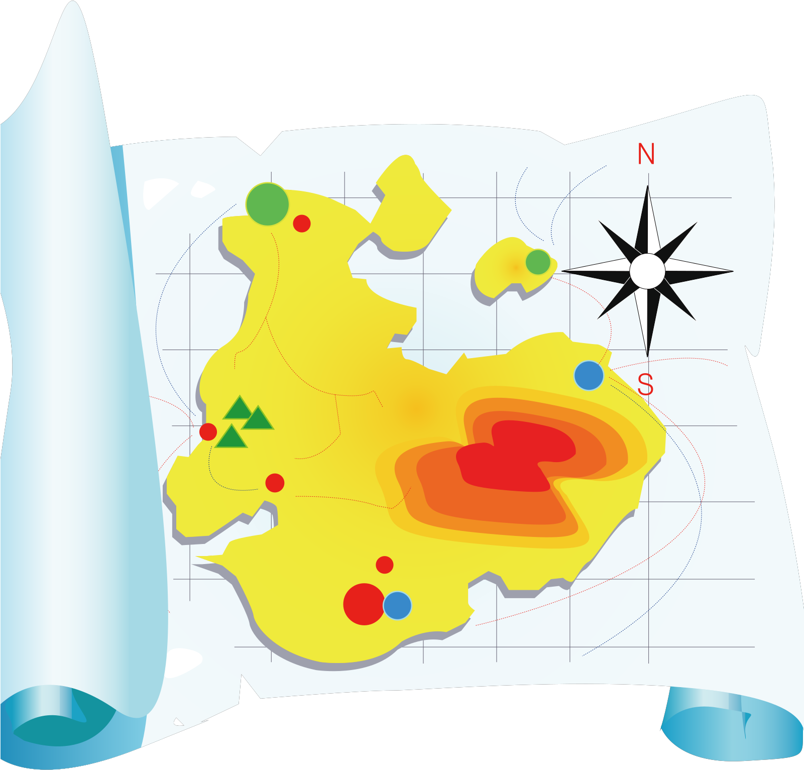 Land Svg Clip Arts - Mapa Travel Clipart - Png Download (1600x2262), Png Download