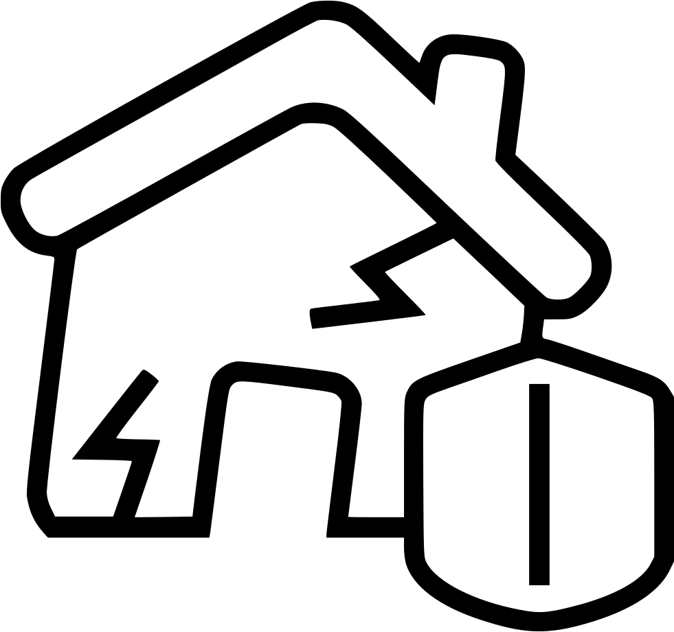 Earthquake - Earthquake Clipart Black And White - Png Download (981x920), Png Download