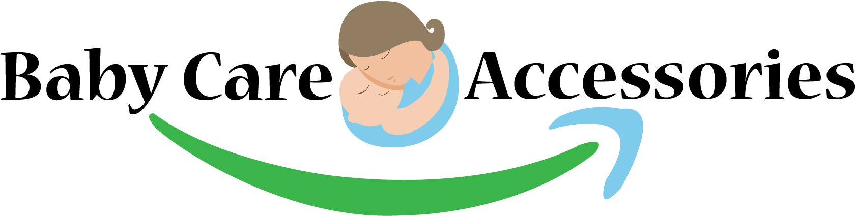 Baby Care Accessories Clipart (1687x424), Png Download