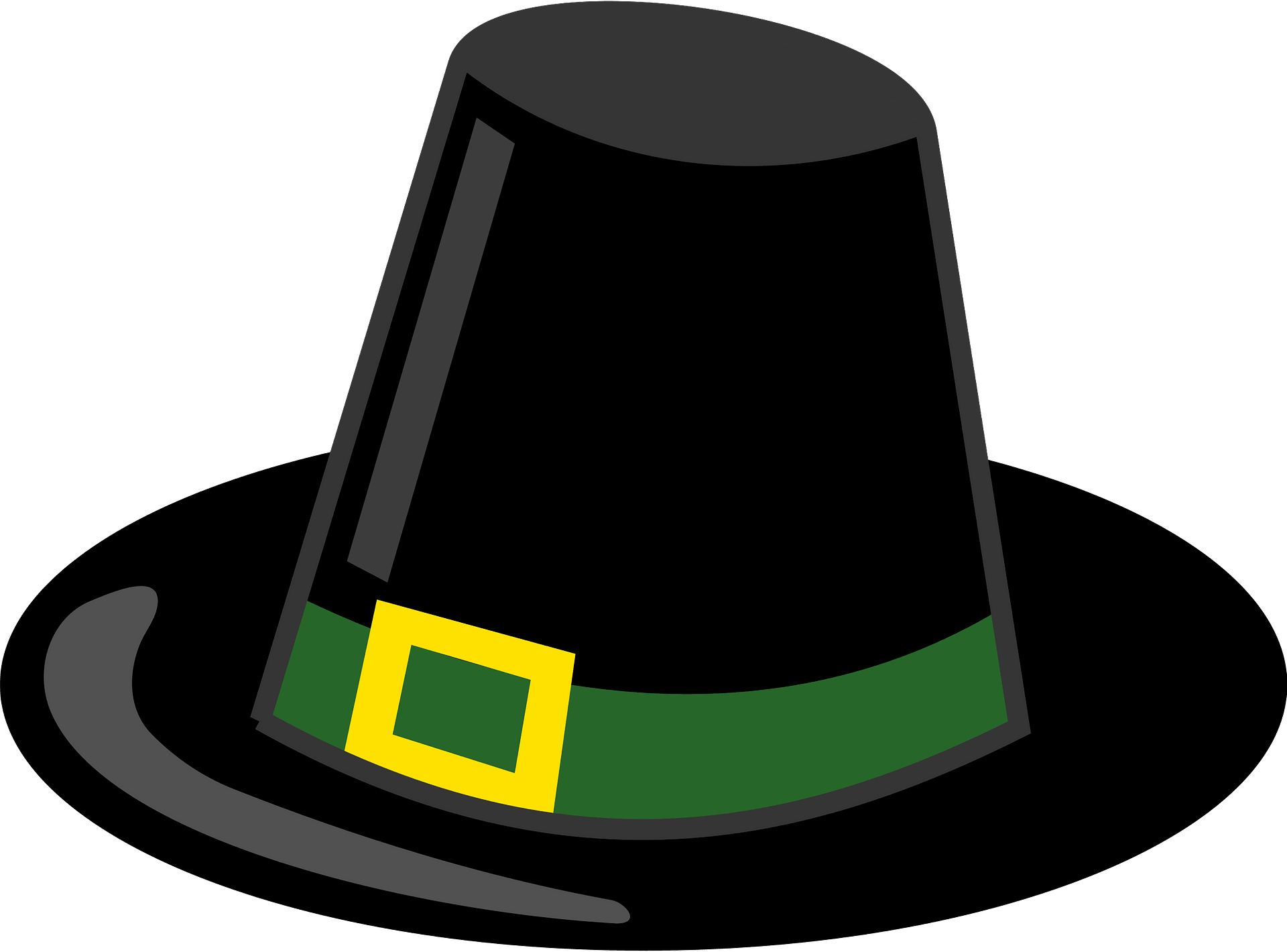 Clip Art Pilgrim Hat - Png Download (1920x1420), Png Download