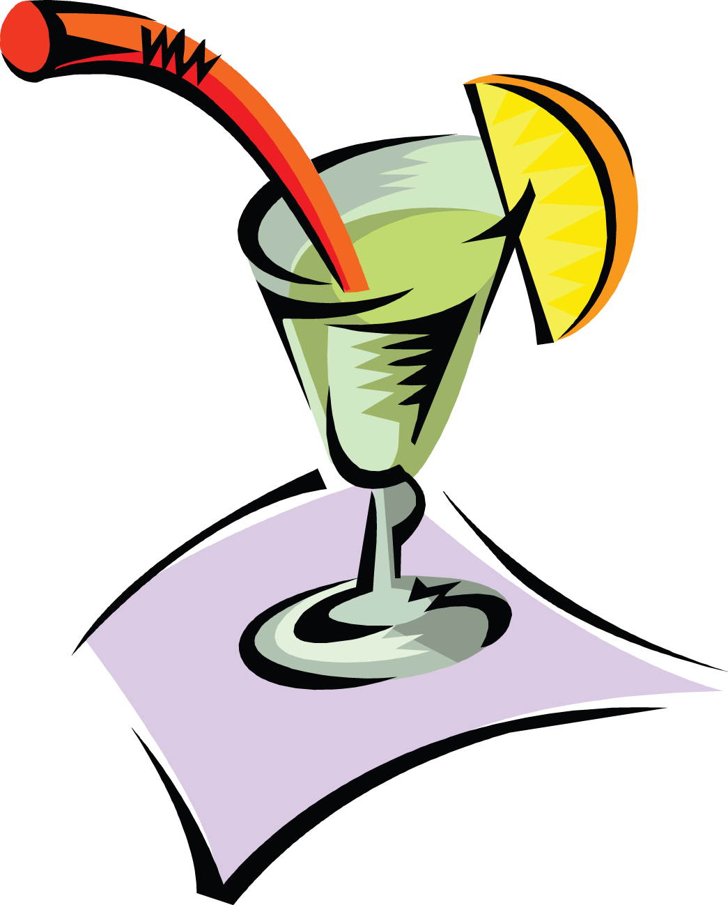 Cocktail Clipart (1045x1299), Png Download