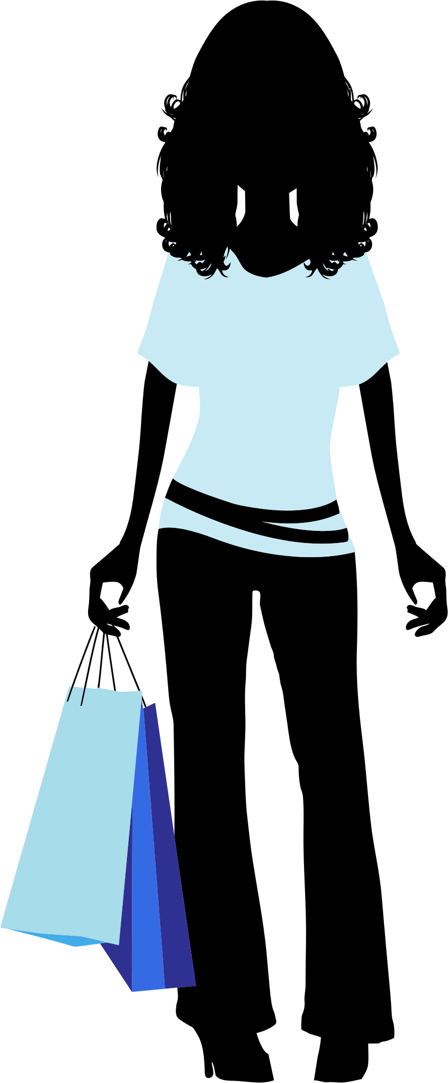 Woman With Apple Clipart Png Library Stock Shopping - Shopping Icon Png Free Transparent Png (890x2148), Png Download