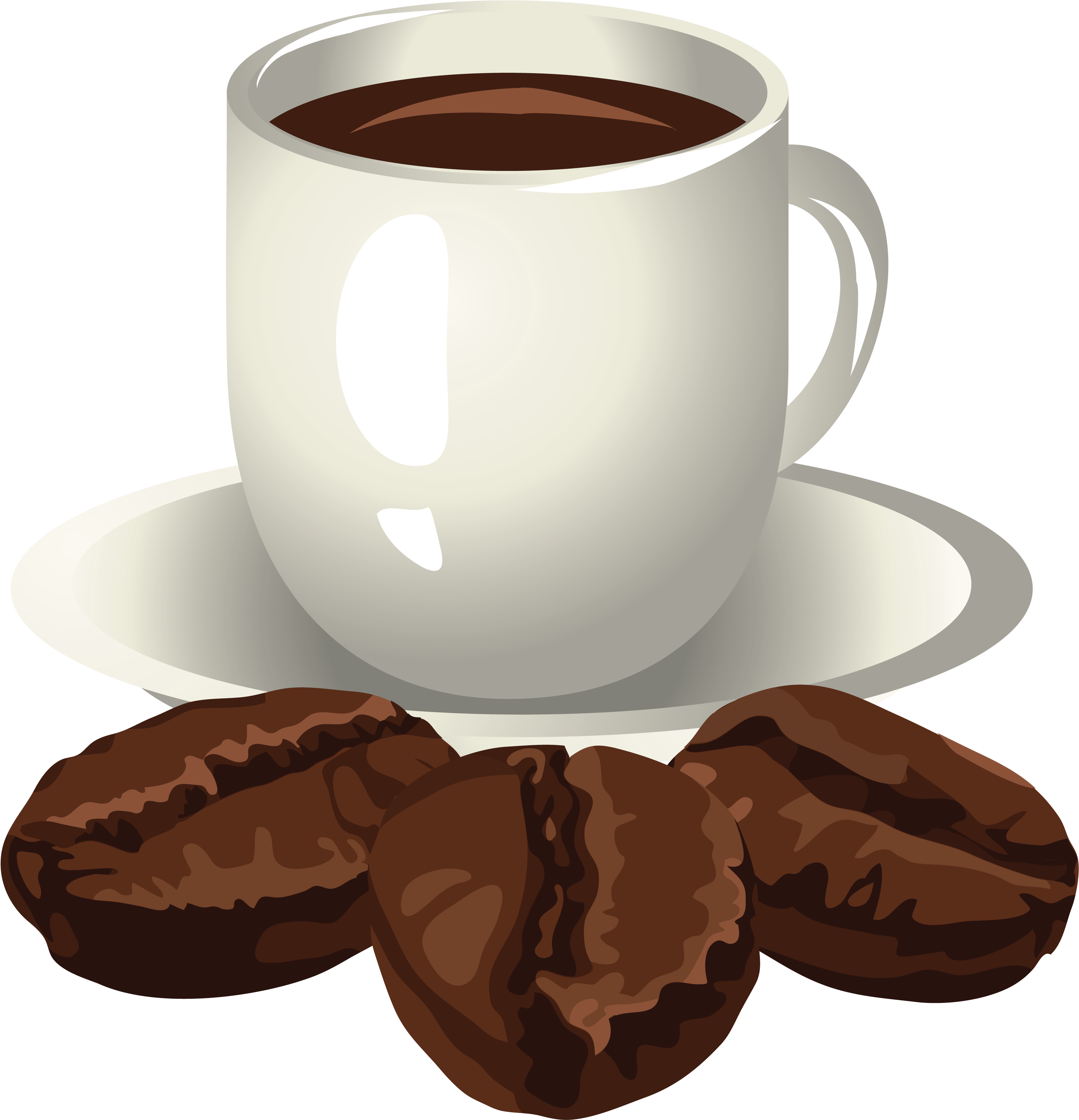 Coffee Cup Cappuccino Tea Clip Art - Clipart Picture Of Coffee - Png Download (3338x3438), Png Download