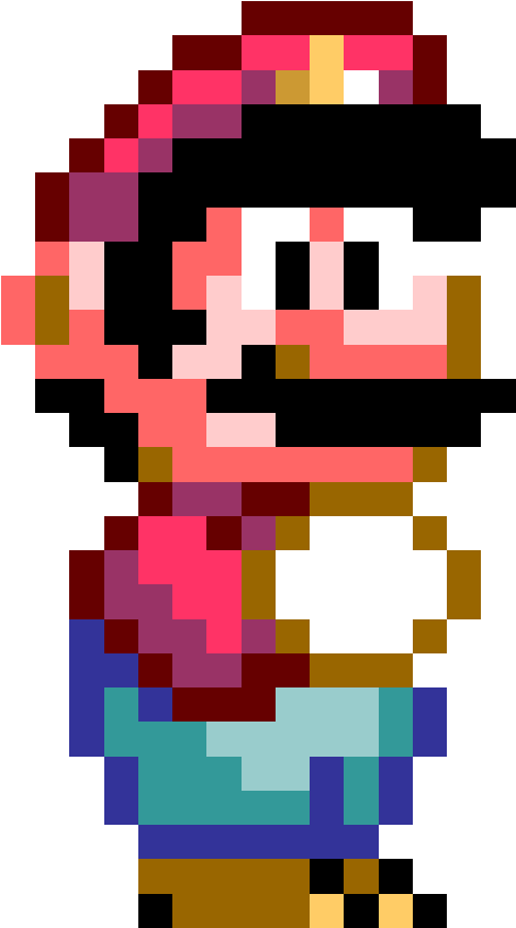 Mario Sprite Super Mario World Clipart (500x875), Png Download