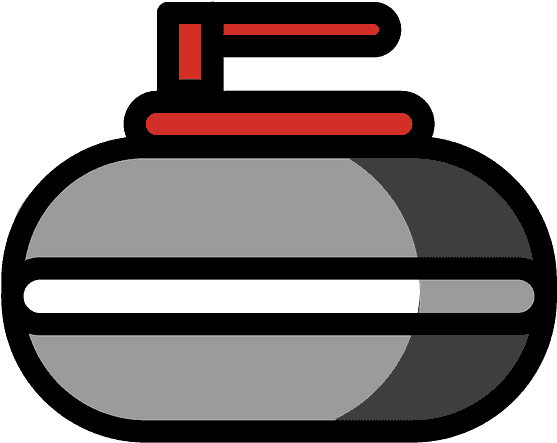 Curling Stone Emoji Clipart - Png Download (800x800), Png Download