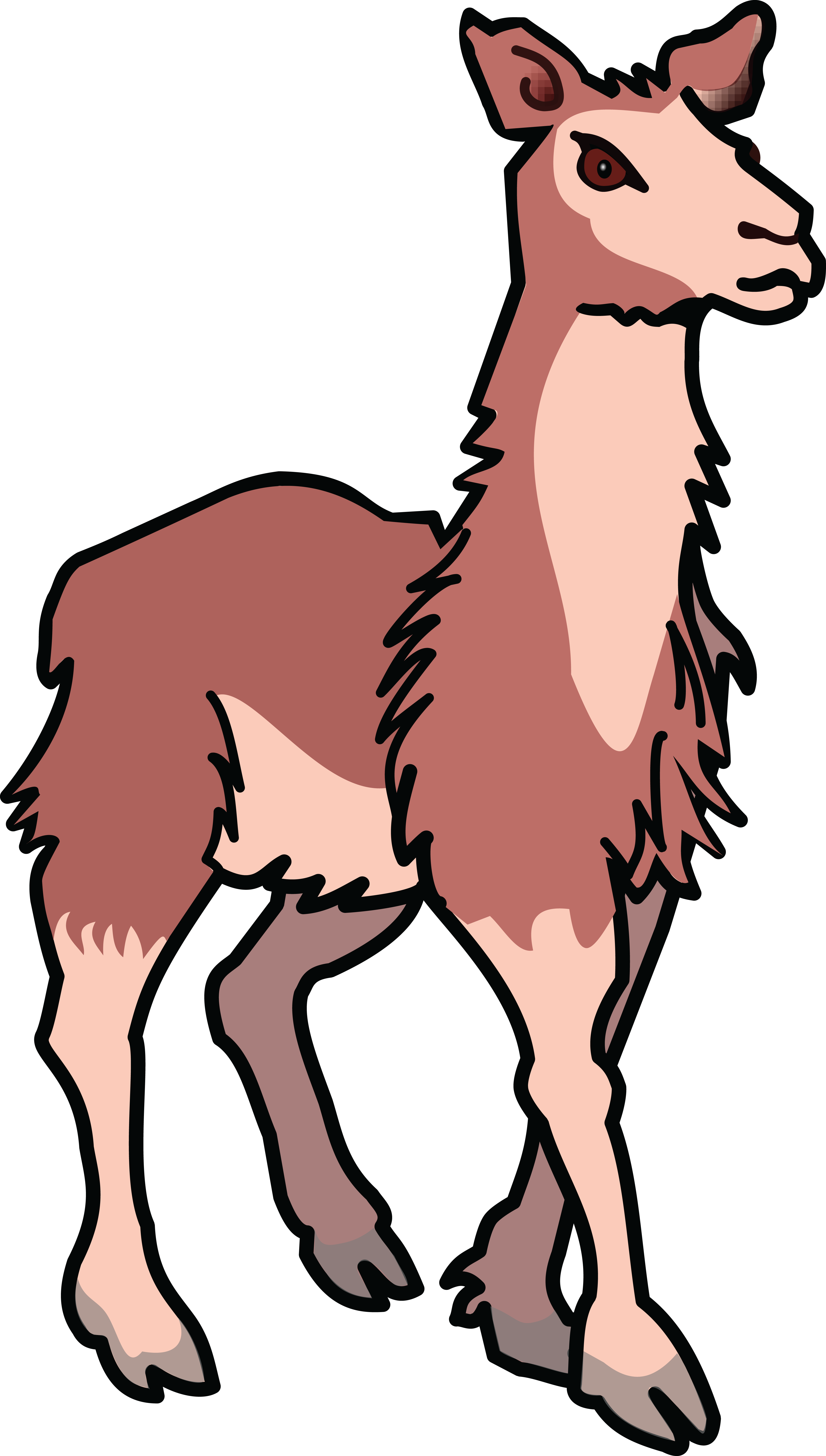 Pinata Clipart Llama, Pinata Llama Transparent Free - Llama Clipart Transparent Background - Png Download (4000x7051), Png Download