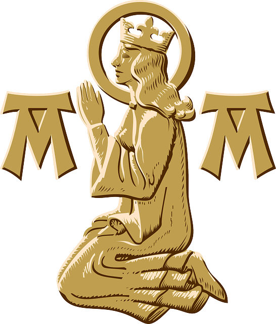 Religion, Christianity, Pray, Praying, God, Mary - Intercessions Clipart - Png Download (546x640), Png Download