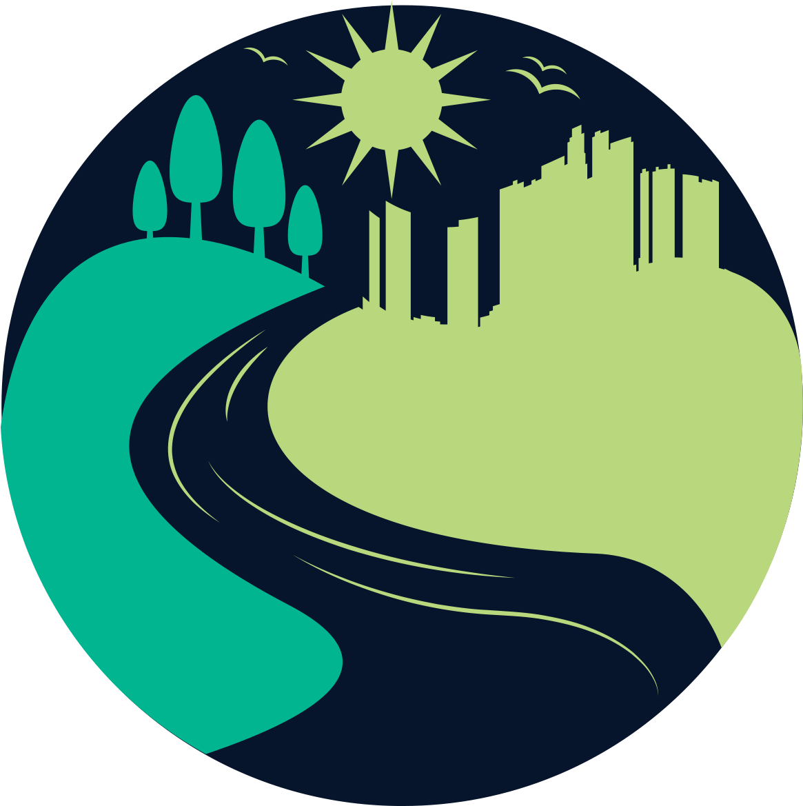 Planet Clipart Landscape - Circle - Png Download (2000x2000), Png Download