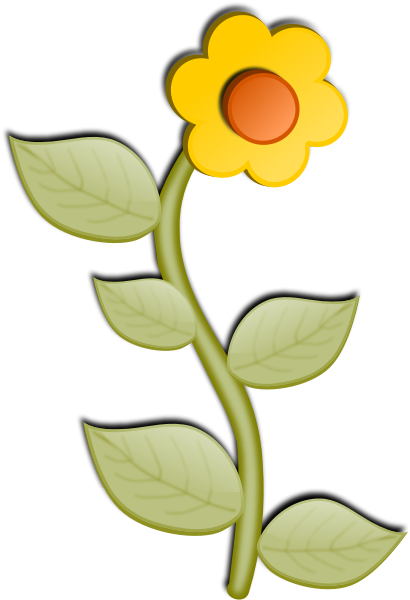 Flower - Flower Transparent Background Cartoon Clipart (600x600), Png Download
