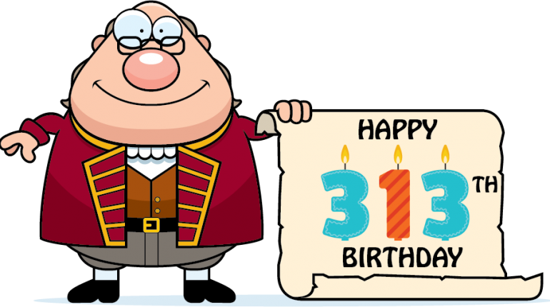 Cartoon Ben Franklin Clipart (770x430), Png Download