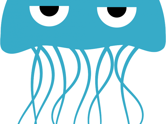 Jellyfish Clipart - Png Download (640x480), Png Download