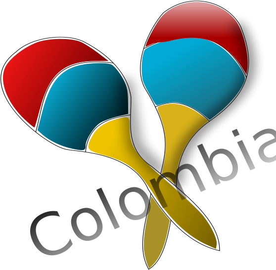 Free Clipart - Maracas - - - Laura Cubillos - Clip Art - Png Download (566x800), Png Download