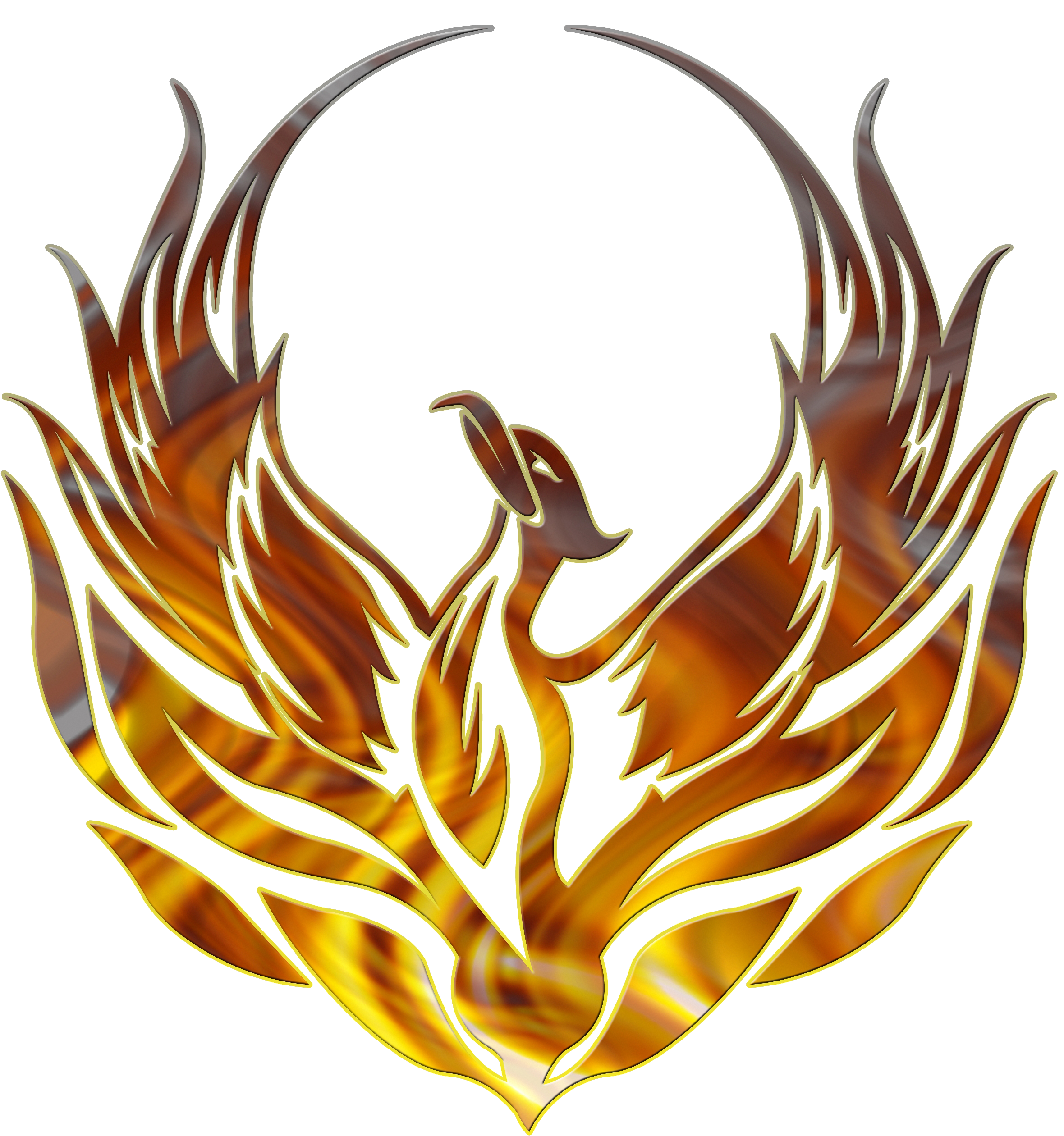 Decal Legendary Phoenix Creature Png Image High Quality - Phoenix Bird Clipart (2508x2548), Png Download