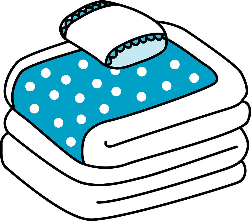 Futon Pillow Clipart - Futon Clipart - Png Download (800x705), Png Download