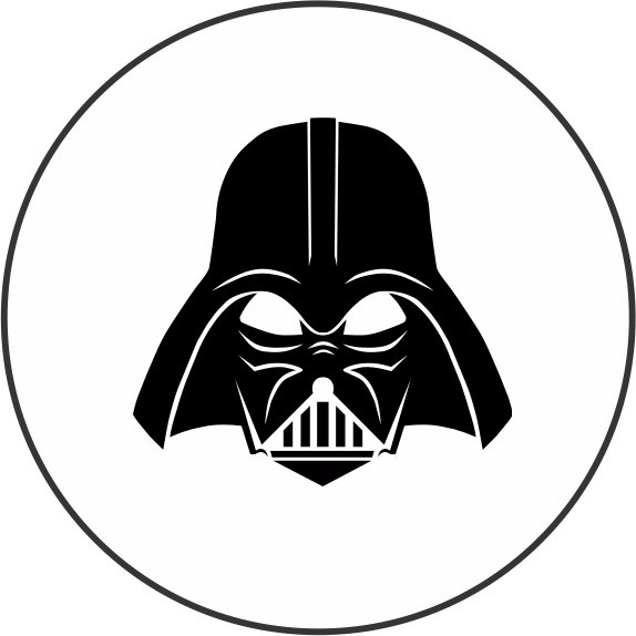 Darth Vader Svg Clipart (574x574), Png Download