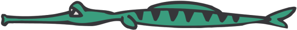 Flattened Alligator Png Images - Cartoon Crocodile Flattened Clipart (600x600), Png Download