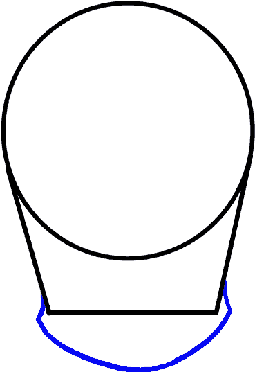 How To Draw Dart Vader - Circle Clipart (678x600), Png Download