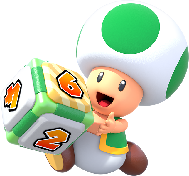15, September 7, - Toad Super Mario Party Clipart (644x598), Png Download