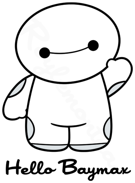 Lighthouse Clipart Easy Draw, Picture - Cute Easy Baymax Drawing - Png Download (630x630), Png Download