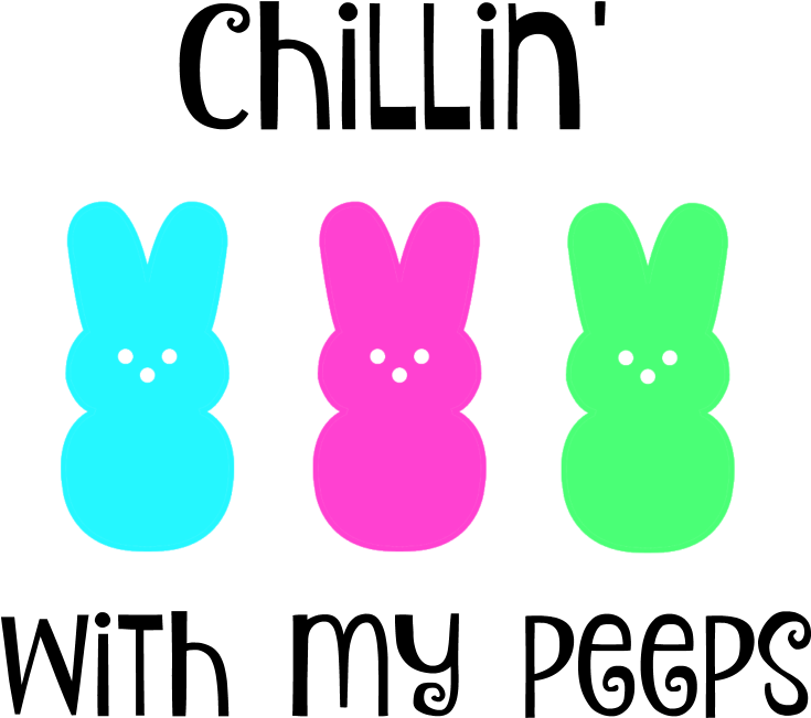 16 Free Easter Svg Cut Files Including Chillin With - Rabbit Clipart (1000x750), Png Download