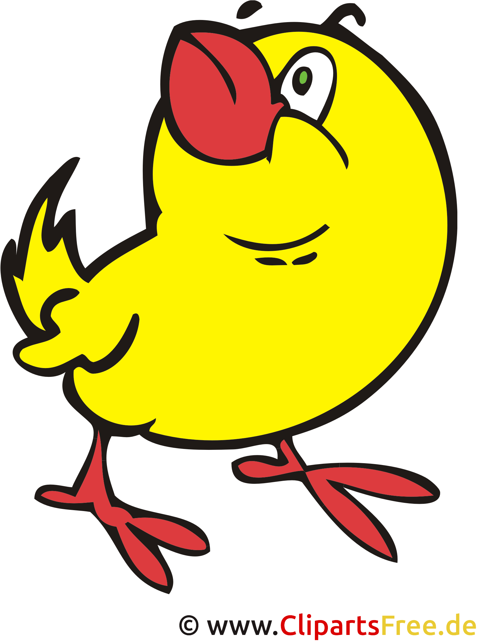 Chick Yellow Peeps Up On The Top Left Clipart, Picture, - Poussin Clipart Png Transparent Png (1701x2268), Png Download